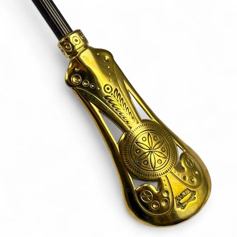 CASTLE SHOE SPOON, HORSE AND HORSESHOE MOTIF