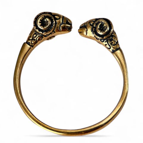 BÉLIER - BAGUE, ROME ANTIQUE, IIIÈME SIÈCLE, BRONZE