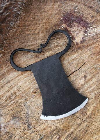 CHEESE KNIFE OR HERB CLEAVER, FORGED STEEL, LARGE