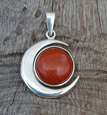 LUNE ET SOLEIL, PENDENTIF, ARGENT