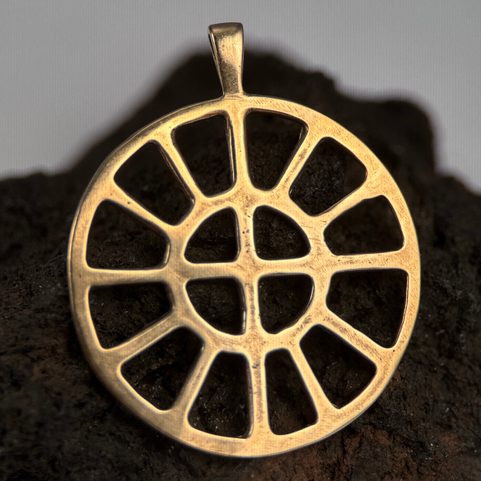 SOLAR WHEEL - TARANIS WHEEL, HALLSTATT, BRONZE REPLICA