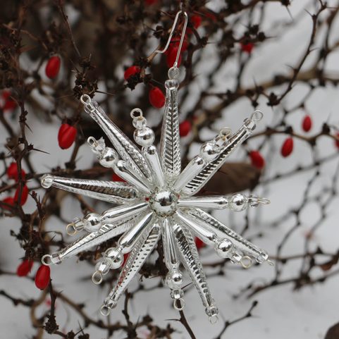 ICE STAR OF BOHEMIAN MOUNTAINS, YULE DECORATION
