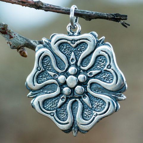 ROSE, HOUSE OF ROSENBERGS, PENDANT, SILVER