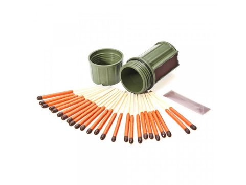UCO STORMPROOF MATCHES CONTAINER GREEN - 25 PCS