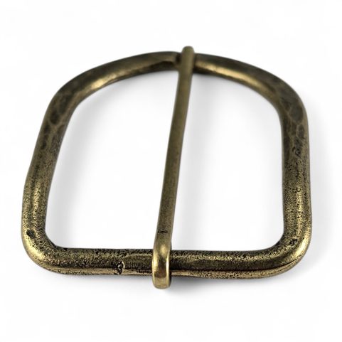 BELT BUCKLE 40MM, OLD BRASS