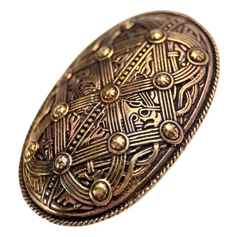 BROCHE TORTUE VIKING, BRONZE