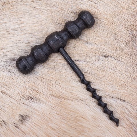 HAND FORGED CORKSCREW, METAL
