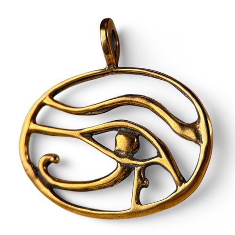 UDYAT THE EYE OF HORUS, BRONZE PENDANT