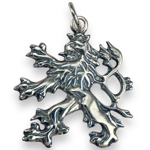 BOHEMIAN LION, SILVER PENDANT