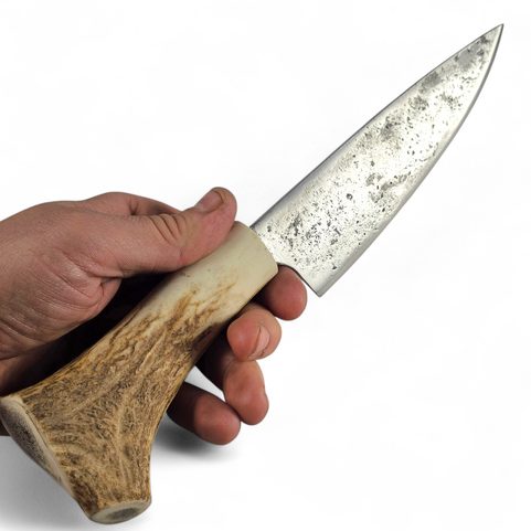 BOREK, COUTEAU FORGÉ AVEC BOIS