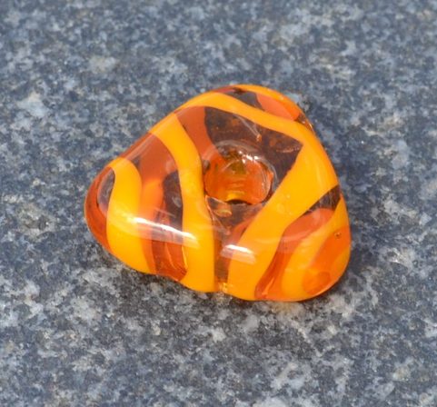 CELTIC HANDMADE GLASS BEAD, MUSEUM REPLICA V5B