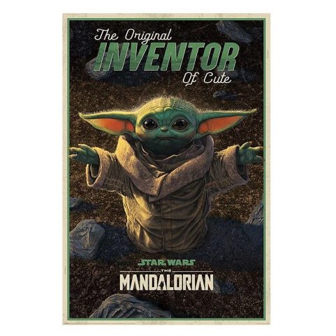 POSTER STAR WARS : MANDALORIAN - L'INVENTEUR DU MIGNON