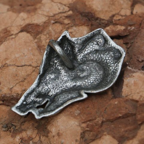 CELTIC BOAR - HEAD, PENDANT, ZINC