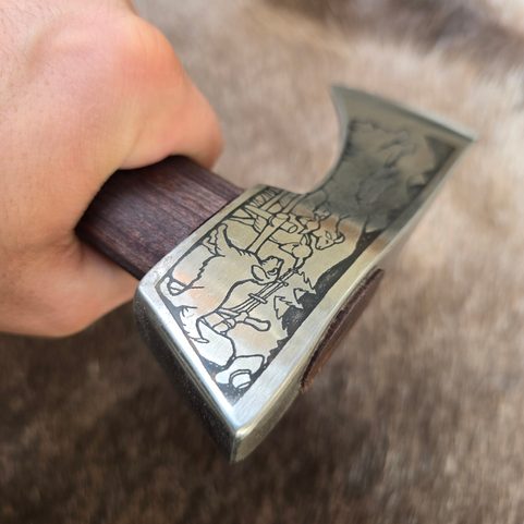 WALLACHIAN, SHEPHERD'S AXE FROM THE CARPATHIANS