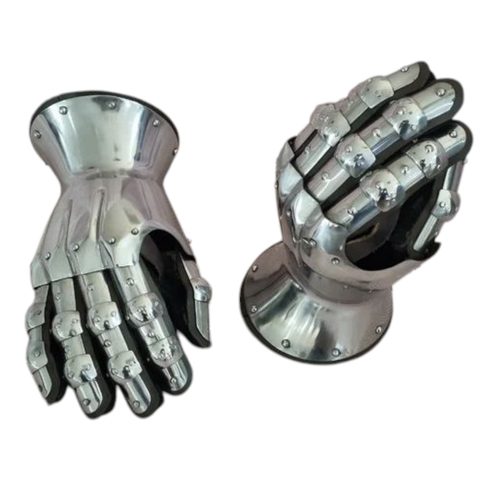 MEDIEVAL GAUNTLETS, HOURGLASSES, 14TH CENTURY