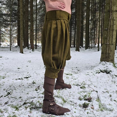 WOOL HIGH BREECHES, VIKING TROUSERS