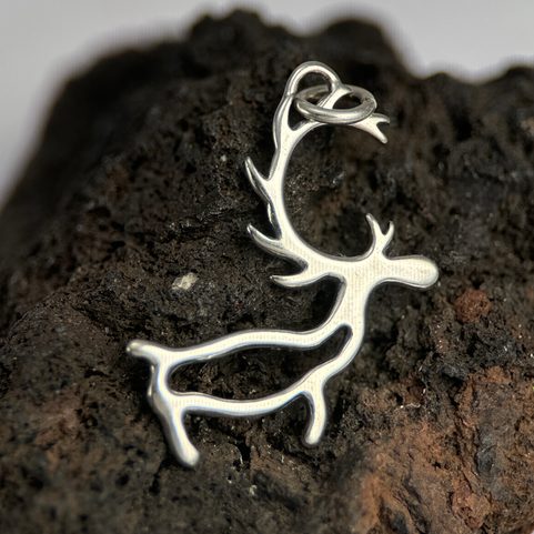PORO, SAMI REINDEER, PENDANT SILVER 925