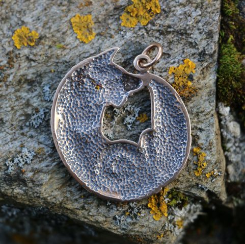 CELTIC FOX, BRONZE PENDANT