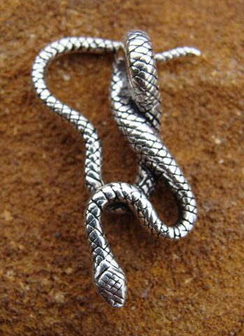 THE SNAKE, SILVER PENDANT, AG 925