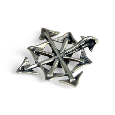 ETOILE DU CHAOS, CHAOSPHERE, PENDENTIF, ARGENT