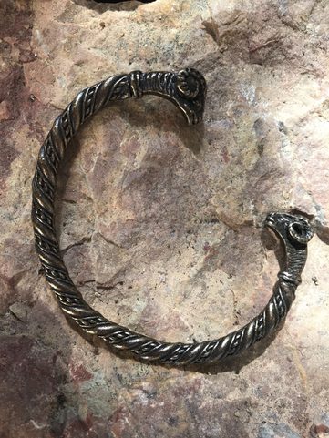 ARIES, BRACELET, PEWTER, BRASS PLATED