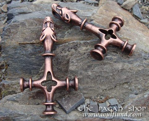 WOLF CROSS, THORS HAMMER FROM ICELAND, EXTRA LARGE TALISMAN