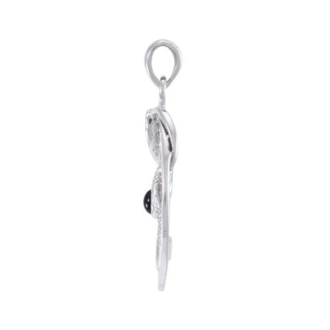 SNAKE PENTACLE PENDANT, AG 925