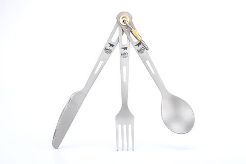 TI5310 3-PIECE TITANIUM CUTLERY SET