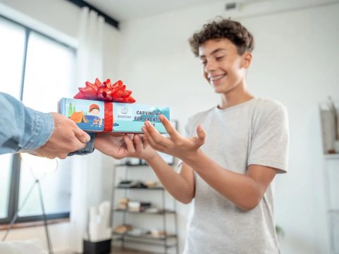 ÉPICÉA, CASTORENSEMBLE DE SCULPTURE CADEAU DIY08