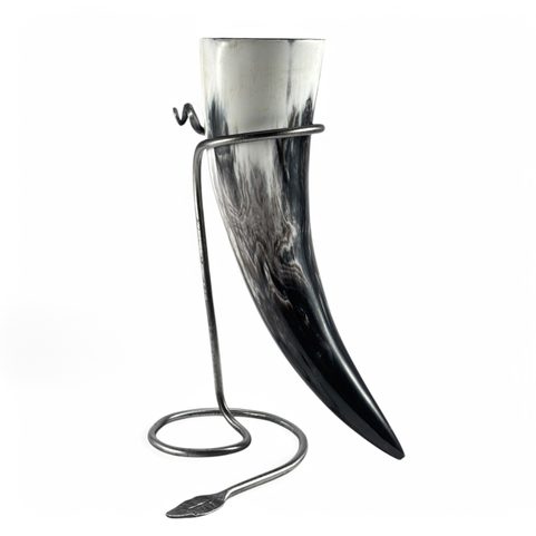 SET OF HORN AND IRON HANDLER