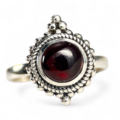 ANTONIA, RING, GARNET SILVER 925/1000