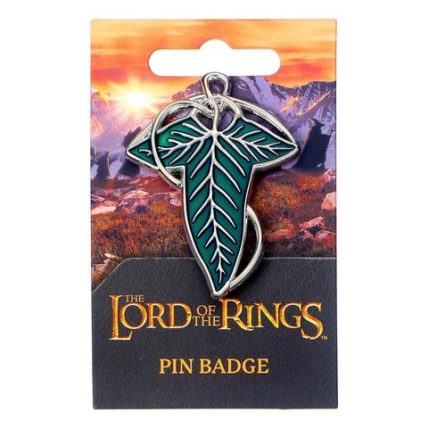 BADGE / ÉPINGLE DU SEIGNEUR DES ANNEAUX - LETTRE DE LOTHLÓRIEN