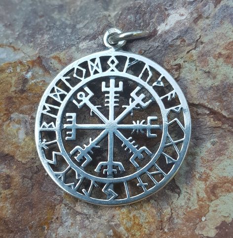 VEGVISIR - PENDENTIF, ARGENT