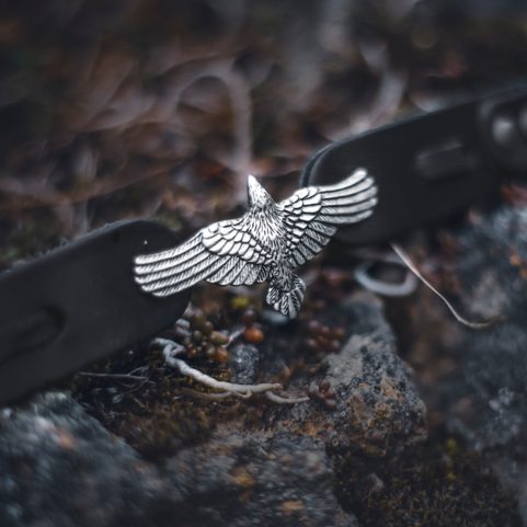 CORVUS, CROW, LEATHER BRACELET