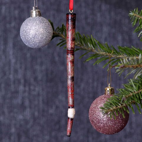 HARRY POTTER RON'S ZAUBERSTAB WEIHNACHTSSCHMUCK