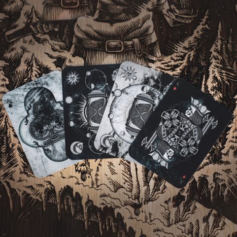 LA VIE ET LA MORT - JEU DE CARTES DE POKER
