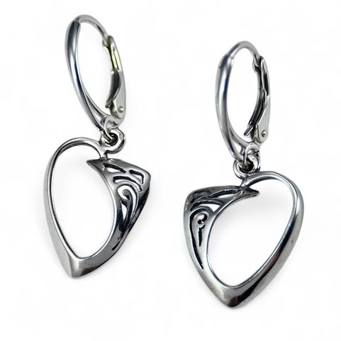 ROWAN, CELTIC STERLING SILVER EARRINGS