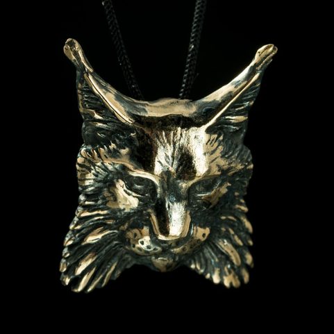 LYNX, PENDENTIF, BRONZE