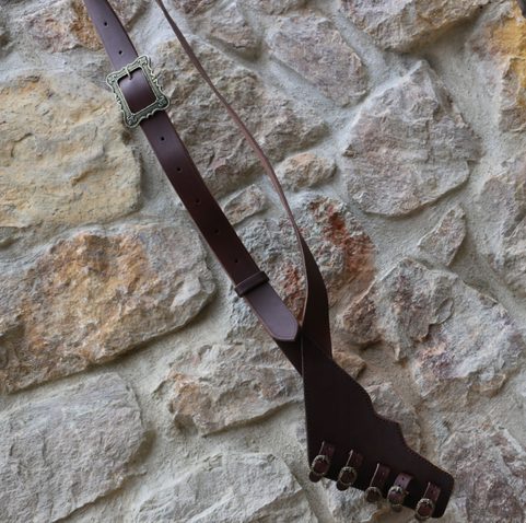 RAPIER SWORD HANGER, LEATHER