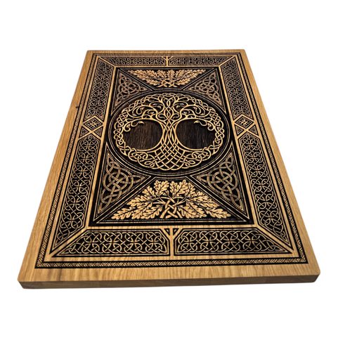 ARBOR VITAE TREE OF LIFE, WALL DECORATION, WOOD 32X46CM