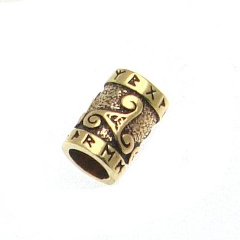 TRISKELION - RUNE BEAD FOR BEARD
