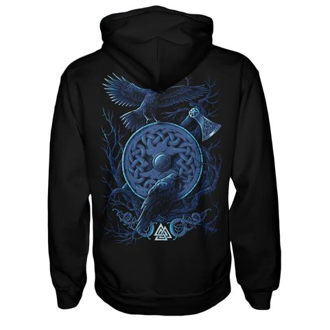 HUGINN ET MUNINN, SWEAT À CAPUCHE ZIPPÉ