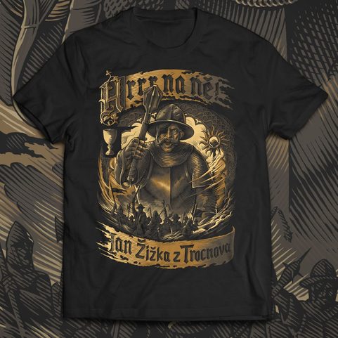JAN ŽIŽKA DE TROCNOV, T-SHIRT HOMME