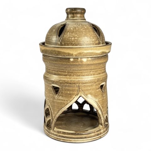 CERAMIC APPLE BAKER FOR A TEALIGHT