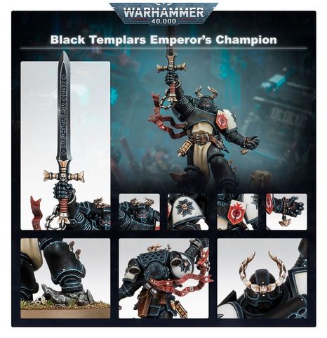 WARHAMMER 40K: BLACK TEMPLARS EMPEROR´S CHAMPION
