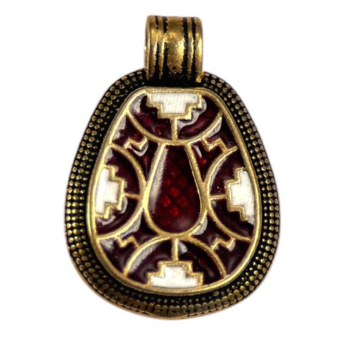 CLOISONNÉ - ANHÄNGER MEROVEY AUS BRONZE