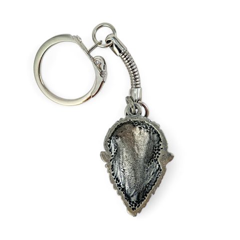 BIZON - TATANKA KEY RING, ZINC ANTIQUE SILVER
