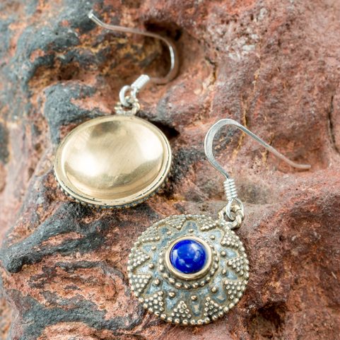 ISOLDA, LAPIS, BOUCLES D'OREILLES, BRONZE