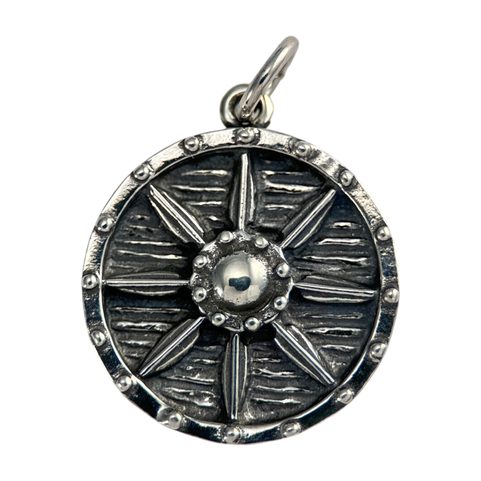BOUCLIER VIKING - PENDENTIF, ARGENT