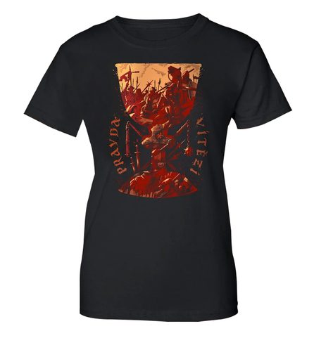 TRUTH PREVAILS - HUSSITE WOMEN'S T-SHIRT, COLORED